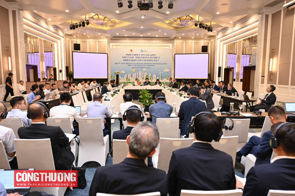 Chiều 31/7/2025, Bộ Công Thương, Đại sứ quán Nhật Bản tại Việt Nam, Ngân hàng Hợp tác Quốc tế Nhật Bản, Hiệp hội doanh nghiệp Nhật Bản tại Việt Nam đã phối hợp tổ chức Phiên họp cấp cao AZEC Việt Nam - Nhật Bản lần thứ 3.