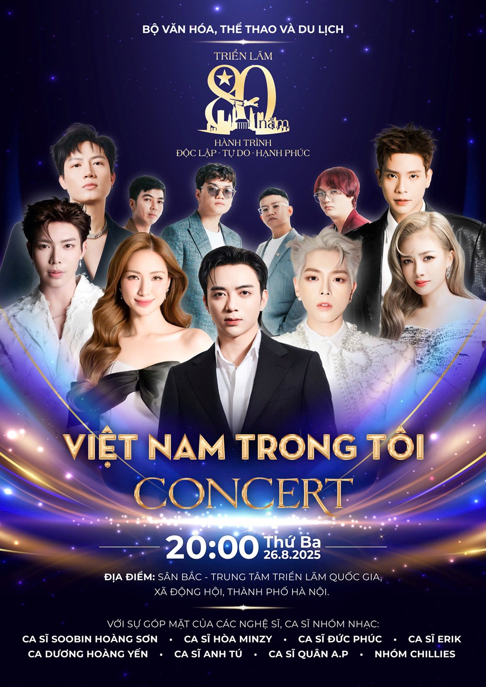 Soobin Hoàng Sơn, Hòa Minzy và dàn sao khủng “đổ bộ” Concert “Việt Nam trong tôi” - ảnh 2