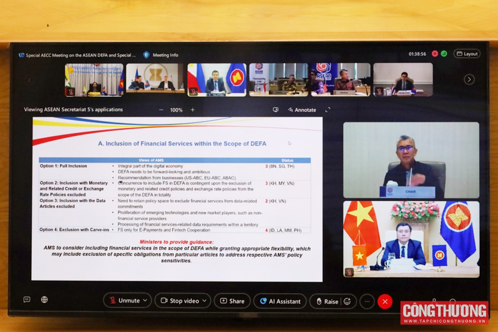 Hội nghị ASEAN: Thúc đẩy đàm phán Hiệp định khung về Kinh tế số (DEFA)