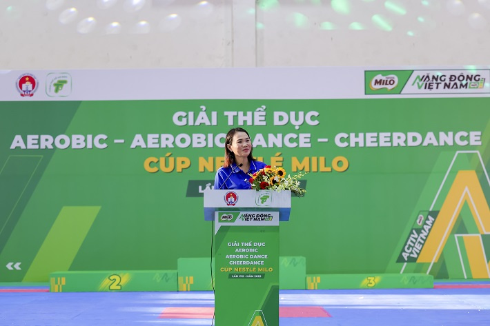 Bà Huỳnh Lê Như Trang – Phó Giám đốc Sở GD-ĐT TPHCM phát biểu bế mạc