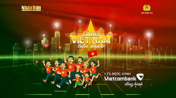 Vietcombank đồng hành cùng Việt Nam tiến bước 1 tỷ bước chân