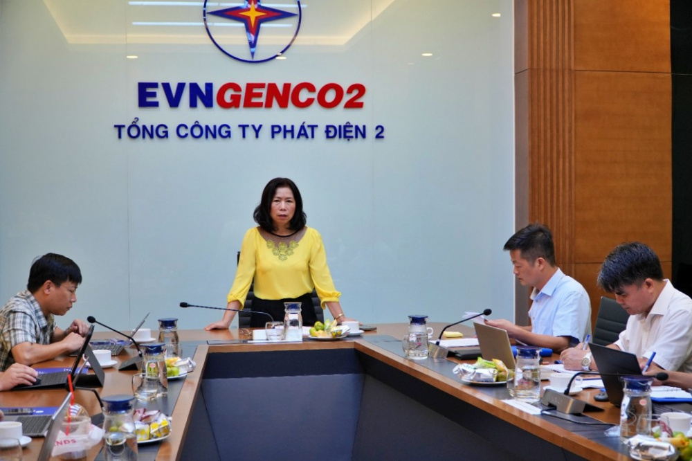 EVNGENCO2 làm việc tại Thủy điện Trung Sơn