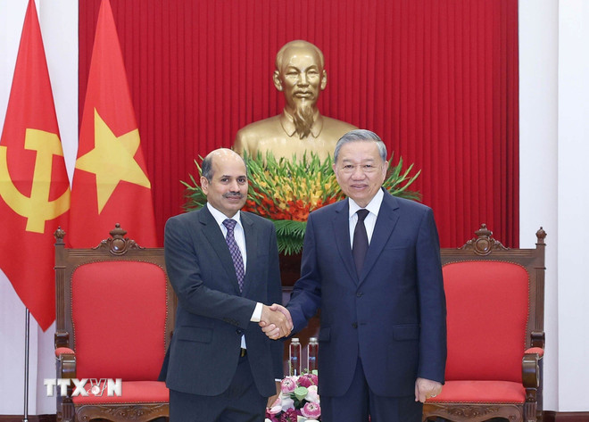 tổng bí thư tiếp ấn độ