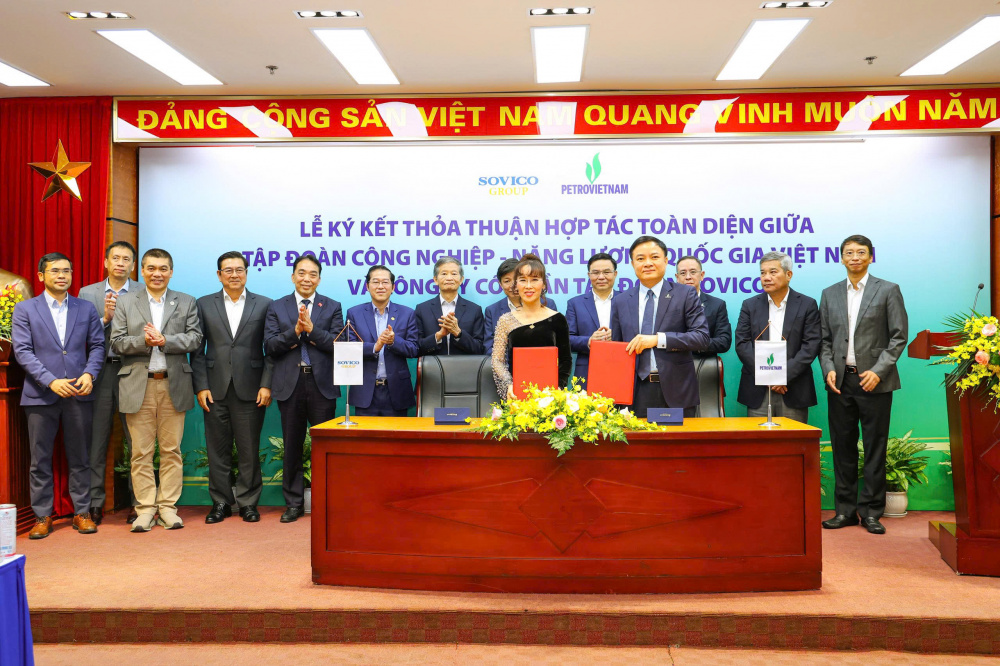 Petrovietnam hợp tác toàn diện với SOVICO: Động lực mới cho phát triển năng lượng và kinh tế