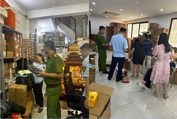 Hà Nội: Xử phạt hơn 327 triệu đồng nhiều cơ sở buôn bán hàng lậu, hang giả mạo nhãn hiệu