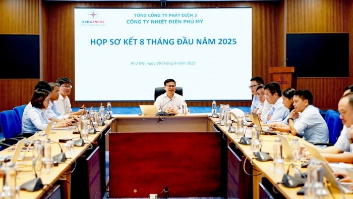 Ông Trần Đình Ân - Phó Tổng Giám đốc Tổng Công ty Phát điện 3, Giám đốc Công ty Nhiệt điện Phú Mỹ phát biểu chỉ đạo