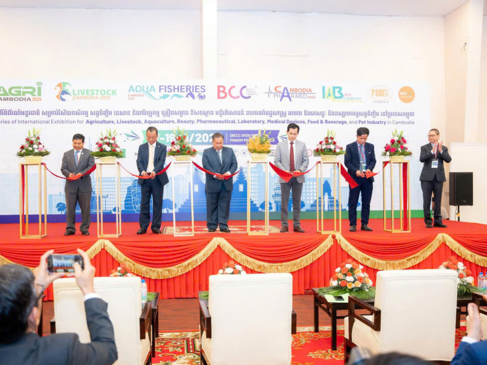 Hội chợ Nông nghiệp, Chăn nuôi, Thủy sản, Thực phẩm, Đồ uống Campuchia 2025.