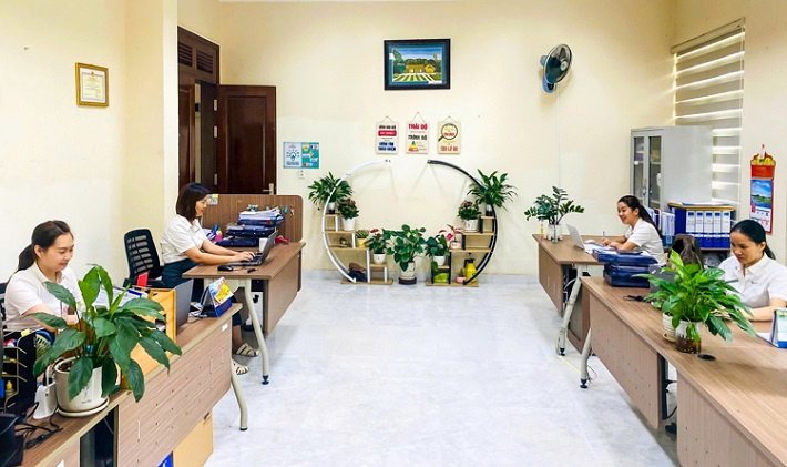 Không gian làm việc xanh