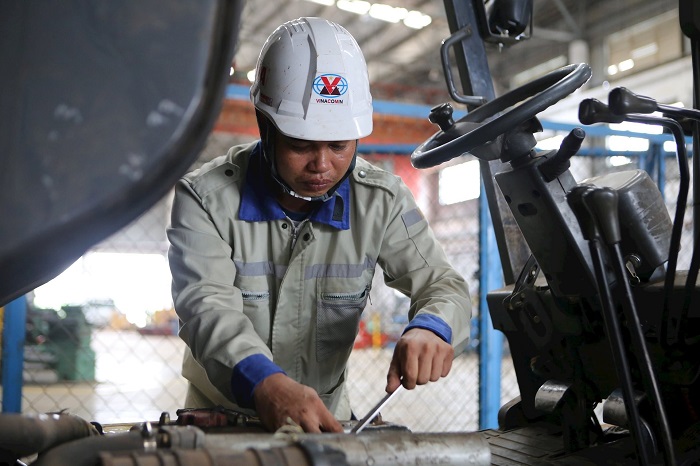 Người lao động tại Công ty Nhôm Đắk Nông - TKV được trang bị đầy đủ các kiến thức về ATVSLĐ