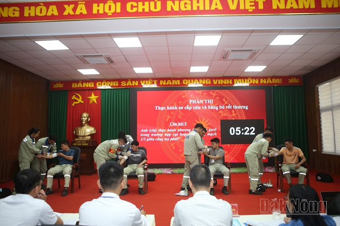 Hội thi giúp nâng cao nhận thức của người lao động và người sử dụng lao động trong công tác ATVSLĐ