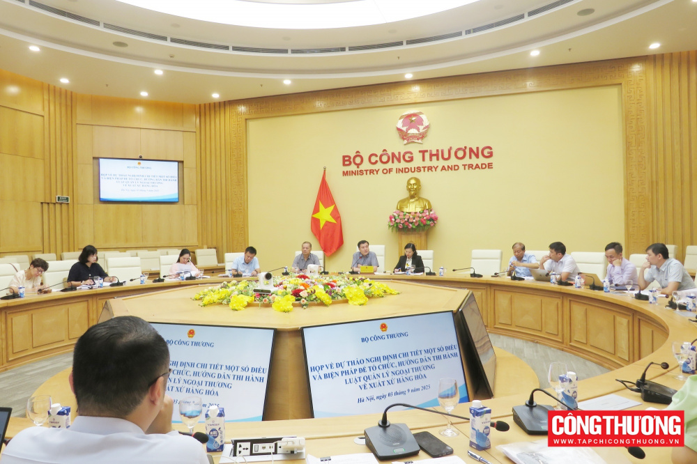 họp về nghị định xuất xứ hàng hóa