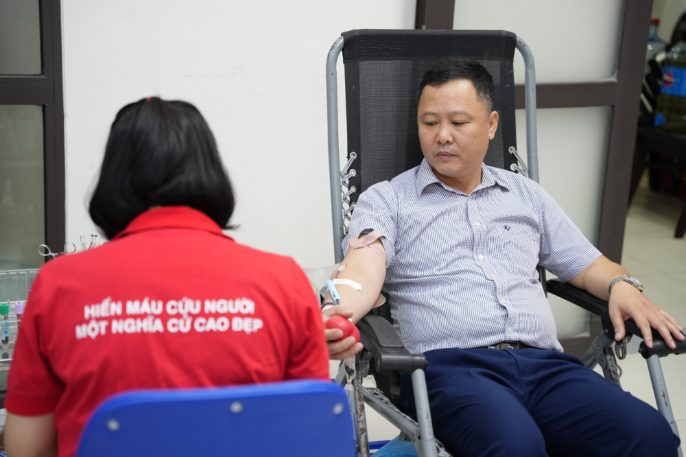 Chương trình Hiến máu tình nguyện năm 2025 do Đoàn Thanh niên Cục Quản lý và Phát triển thị trường trong nước tổ chức