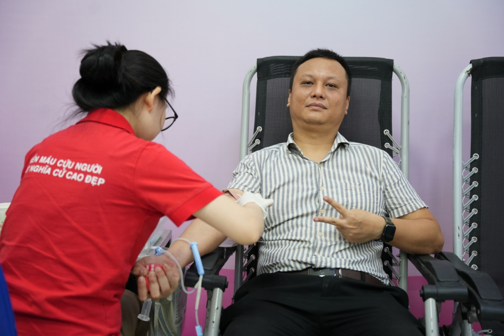 Chương trình Hiến máu tình nguyện năm 2025 do Đoàn Thanh niên Cục Quản lý và Phát triển thị trường trong nước tổ chức