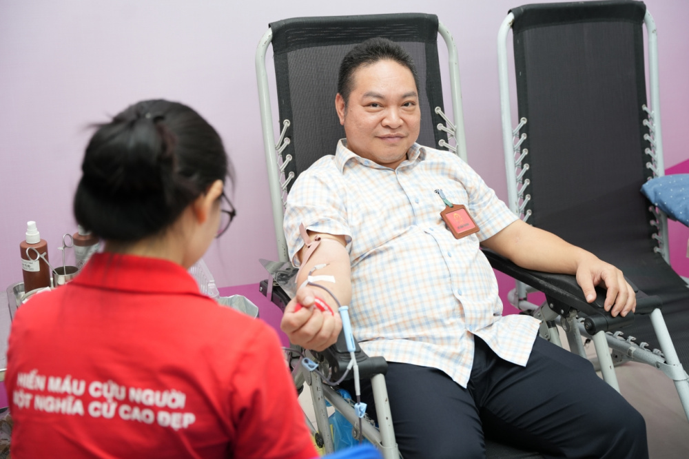 Chương trình Hiến máu tình nguyện năm 2025 do Đoàn Thanh niên Cục Quản lý và Phát triển thị trường trong nước tổ chức