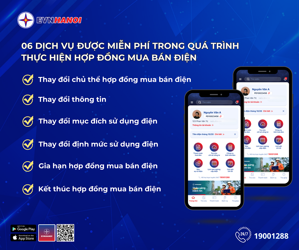 App EVNHANOI