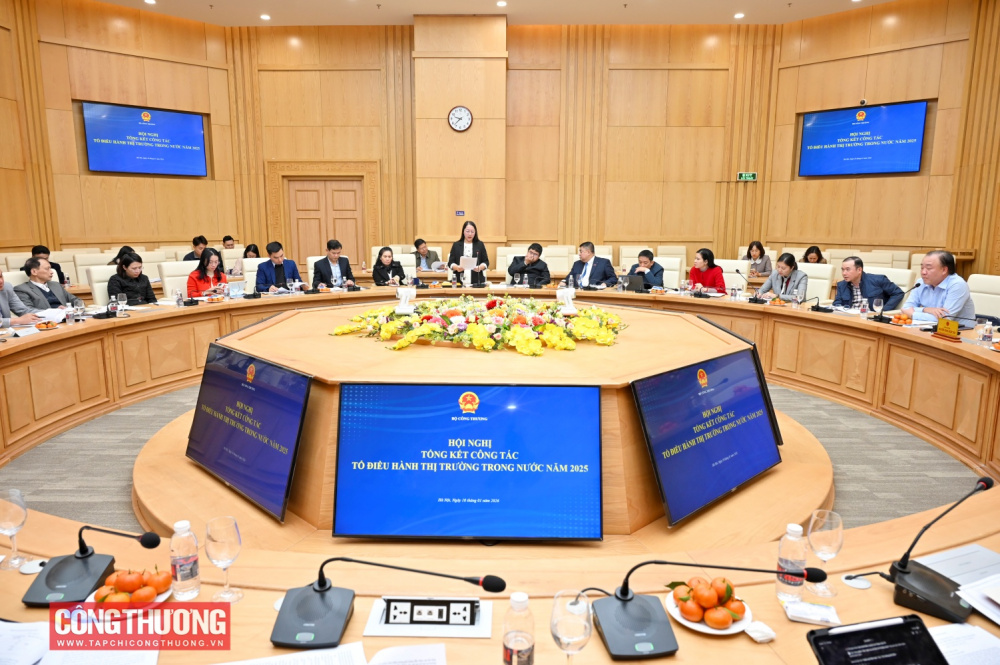Hội nghị Tổng kết hoạt động Tổ Điều hành thị trường trong nước năm 2025