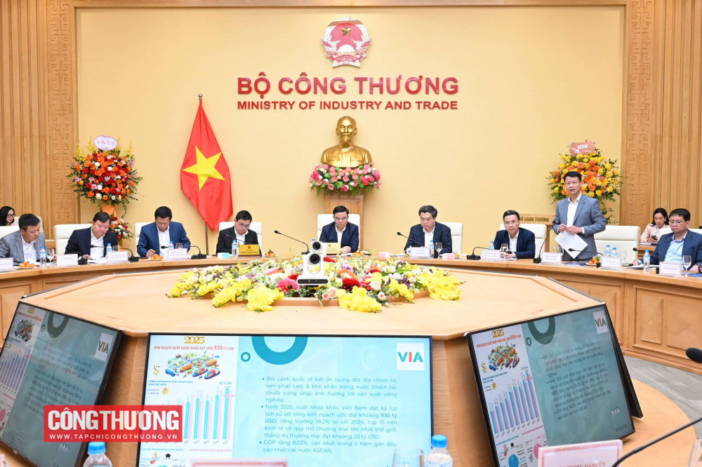 Phó Cục trưởng Cục Công nghiệp Phạm Văn Quân phát biểu tại Hội nghị