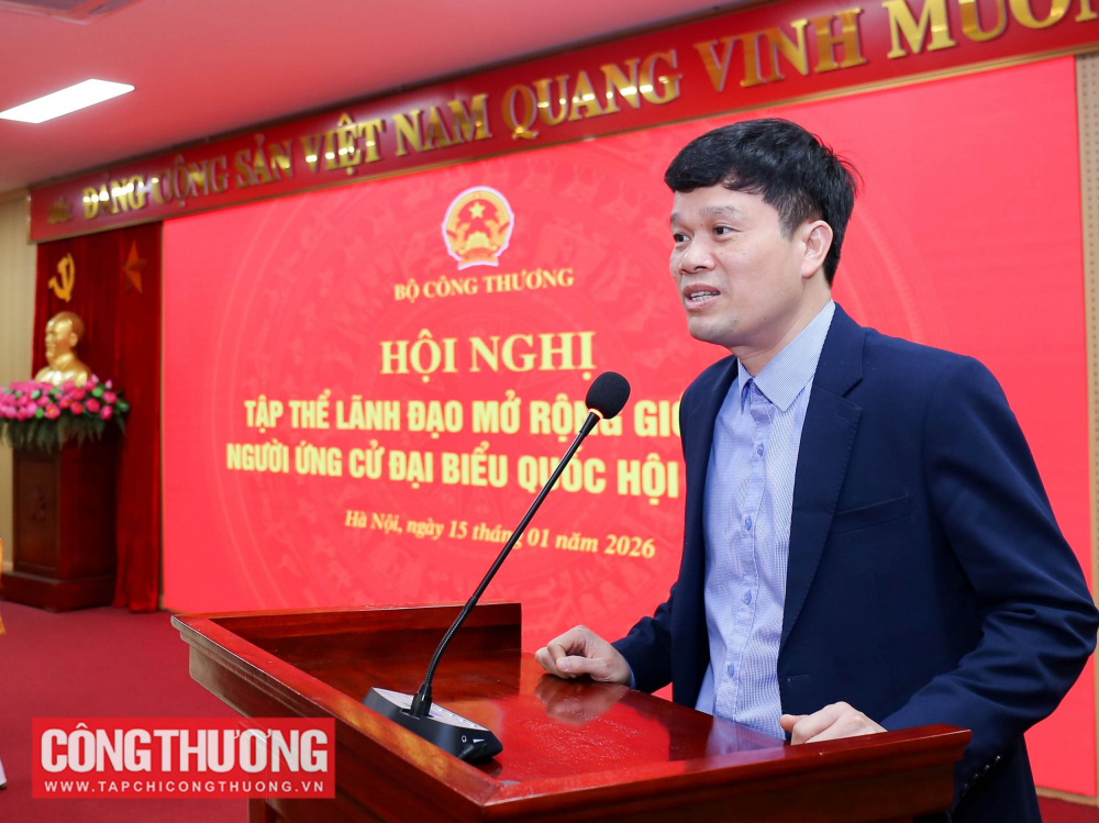 Thống nhất 100% giới thiệu Bí thư Đảng ủy, Quyền Bộ trưởng Bộ Công Thương Lê Mạnh Hùng ứng cử đại biểu Quốc hội khóa XVI