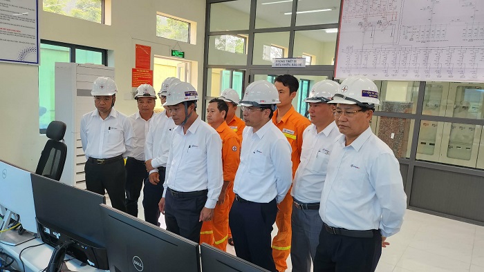 Đoàn Lãnh đạo PTC3 kiểm tra công tác đảm bảo cung cấp điện tại TBA 220kV Quy Nhơn (TTĐ Gia Lai).