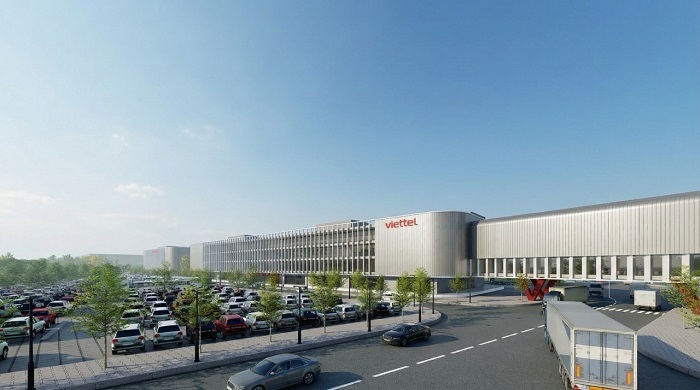 Phối cảnh nhà máy Chip bán dẫn. (Ảnh: Viettel).