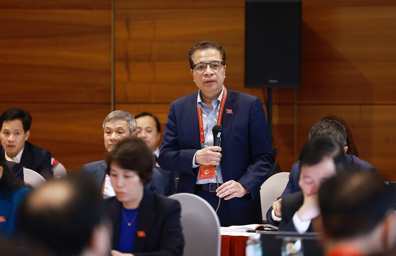 Chiều 20/1/2026, các đại biểu làm việc tại Đoàn thảo luận các văn kiện Đại hội XIV