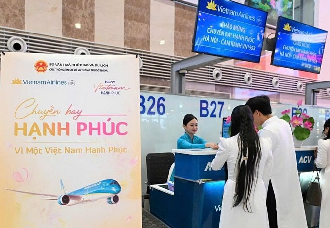 Vietnam Airlines lan tỏa thông điệp “Việt Nam hạnh phúc” trên những chuyến bay