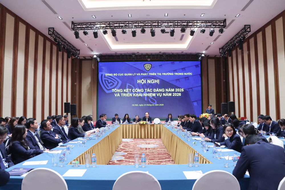 Cục Quản lý và Phát triển thị trường trong nước tổng kết công tác Đảng năm 2025, triển khai nhiệm vụ năm 2026