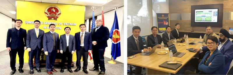 Chi nhánh Thương vụ - Tổng lãnh sự quán Việt Nam tại Houston tổ chức nhiều hoạt động kết nối các doanh nghiệp Việt Nam với các Phòng Thương mại Hoa Kỳ.