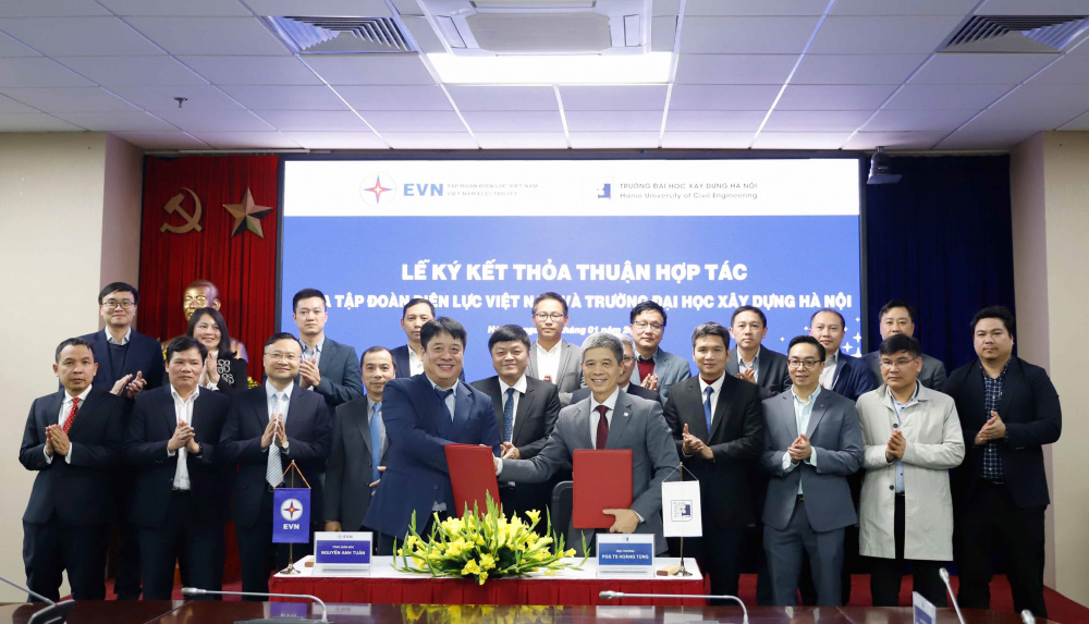 EVN ký kết hợp tác chiến lược với Trường Đại học Xây dựng Hà Nội