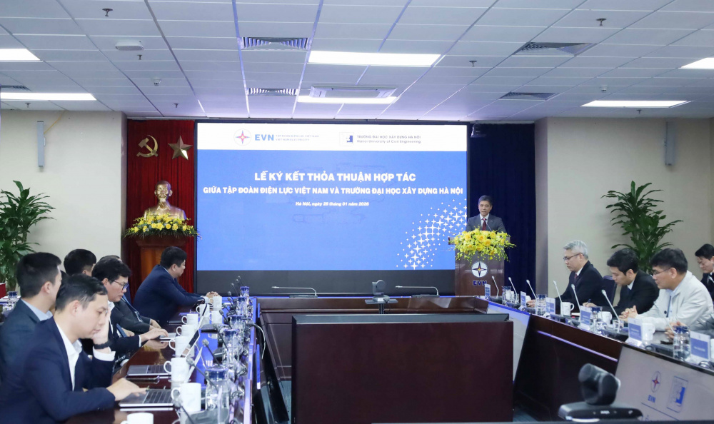 EVN ký kết hợp tác chiến lược với Trường Đại học Xây dựng Hà Nội