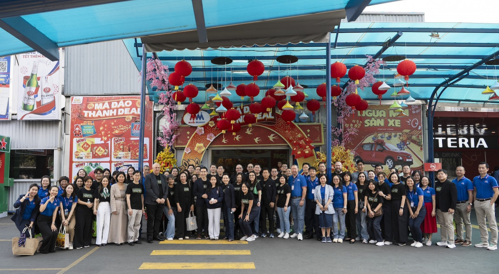 Tập đoàn BJC Big C cùng các thành viên ban điều hành đến thăm MM Mega Market An Phú (Thành phố Hồ Chí Minh).