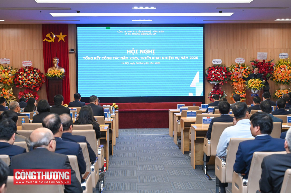 Công ty TNHH MTV Vận hành hệ thống điện và thị trường điện Quốc gia (NSMO) tổ chức Hội nghị Tổng kết công tác Đảng, Tổng kết công tác năm 2025 và triển khai nhiệm vụ năm 2026