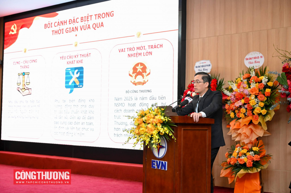 Công ty TNHH MTV Vận hành hệ thống điện và thị trường điện Quốc gia (NSMO) tổ chức Hội nghị Tổng kết công tác Đảng, Tổng kết công tác năm 2025 và triển khai nhiệm vụ năm 2026