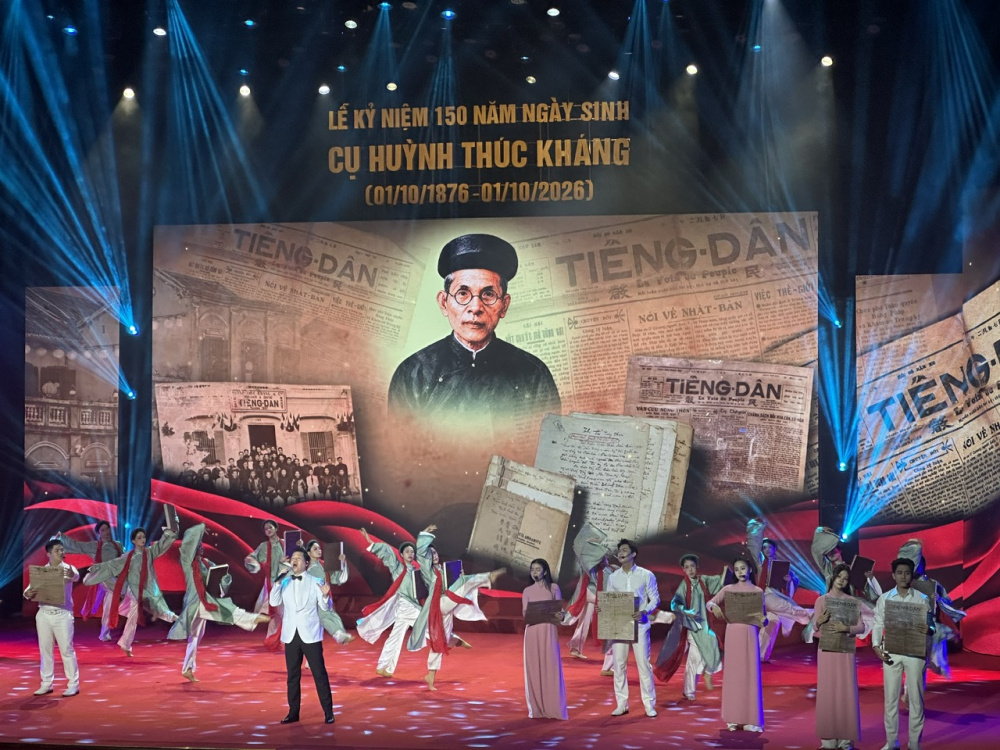 Chương trình nghệ thuật đặc biệt “Khí phách non sông” chào mừng Lễ Kỷ niệm 150 năm ngày sinh cụ Huỳnh Thúc Kháng