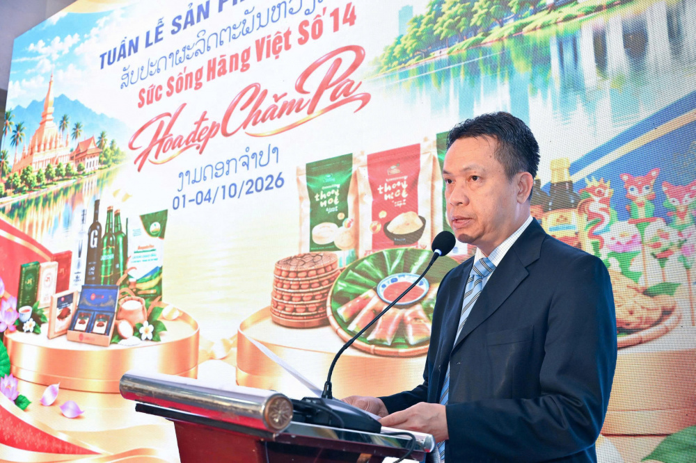 Khai mạc "Tuần lễ sản phẩm Việt - Lào tại Hà Nội"