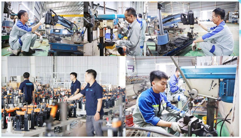 Những hình ảnh tại xưởng sản xuất thực nghiệm, hoàn thiện và ứng dụng kết quả nghiên cứu khoa học, công nghệ của NARIME trong lĩnh vực ô tô.