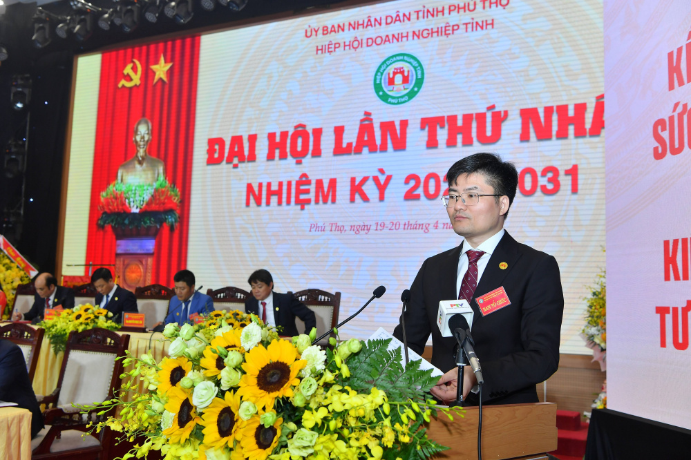 ng Nguyễn Văn Hùng - Chủ tịch Hiệp hội Doanh nghiệp tỉnh Phú Thọ nhiệm kỳ 2026 - 2031 