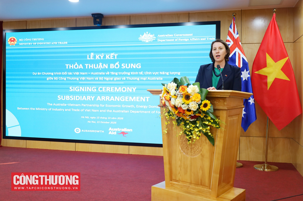 Việt Nam và Australia ký kết Thỏa thuận bổ sung triển khai Dự án Aus4Growth lĩnh vực Năng lượng