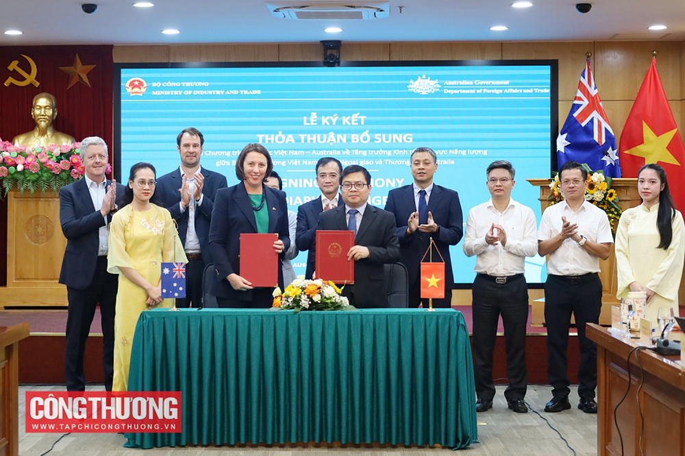 Việt Nam và Australia ký kết Thỏa thuận bổ sung triển khai Dự án Aus4Growth lĩnh vực Năng lượng