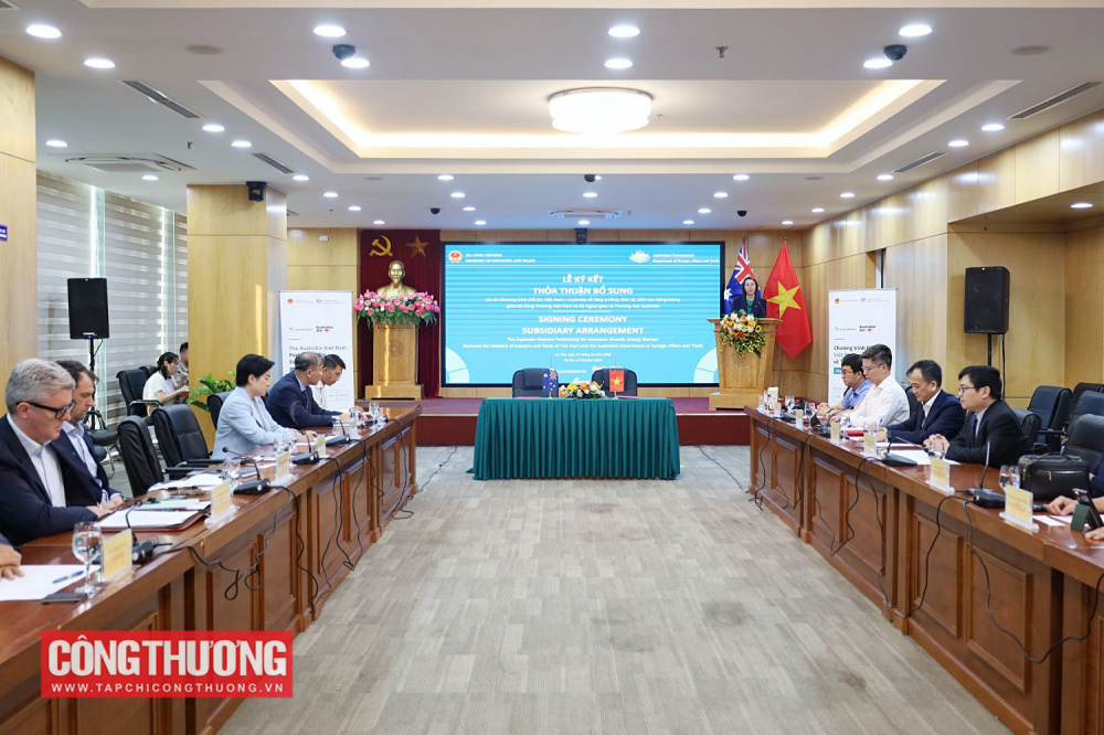 Việt Nam và Australia ký kết Thỏa thuận bổ sung triển khai Dự án Aus4Growth lĩnh vực Năng lượng