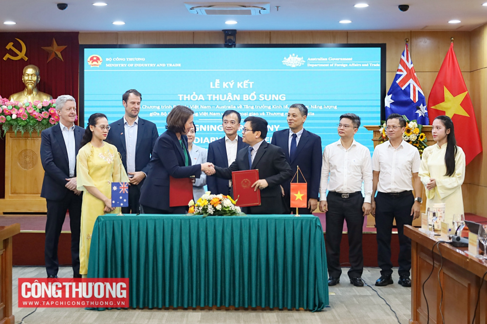 Việt Nam và Australia ký kết Thỏa thuận bổ sung triển khai Dự án Aus4Growth lĩnh vực Năng lượng