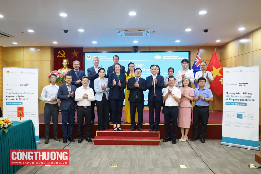 Việt Nam và Australia ký kết Thỏa thuận bổ sung triển khai Dự án Aus4Growth lĩnh vực Năng lượng