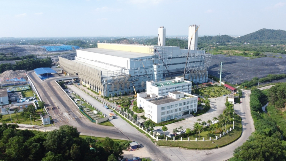 Nhà máy điện rác Sóc Sơn, một trong những công trình xử lý chất thải kết hợp phát điện trên địa bàn thành phố Hà Nội.