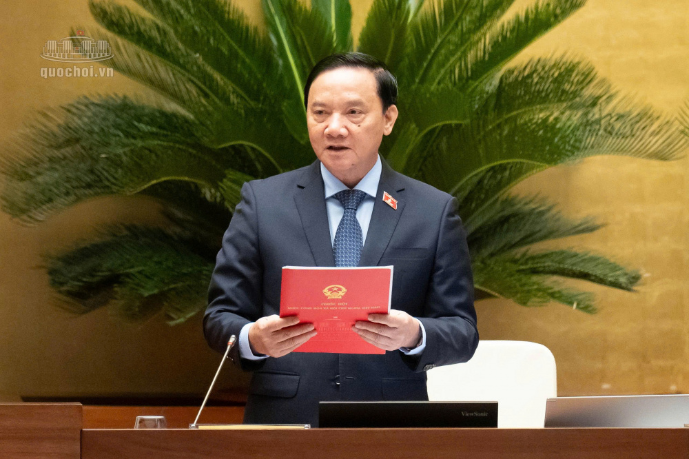 Phó Chủ tịch Quốc hội Nguyễn Khắc Định điều hành nội dung