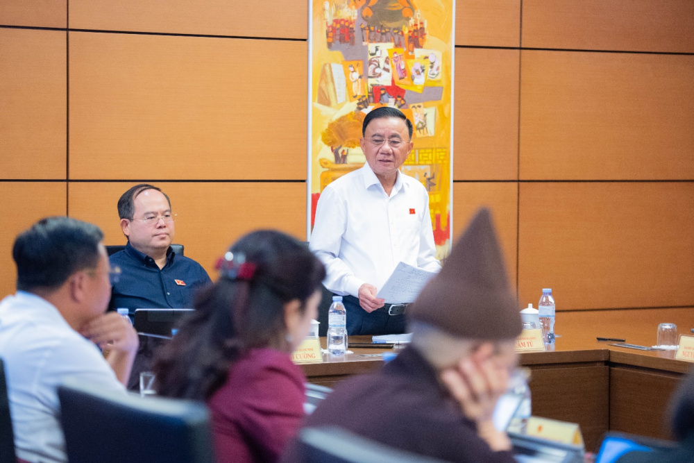 Thường trực Ban Bí thư Trần Cẩm Tú phát biểu