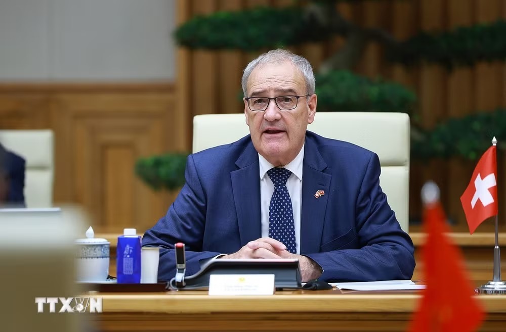 Tổng thống thụy sĩ Guy Parmelin