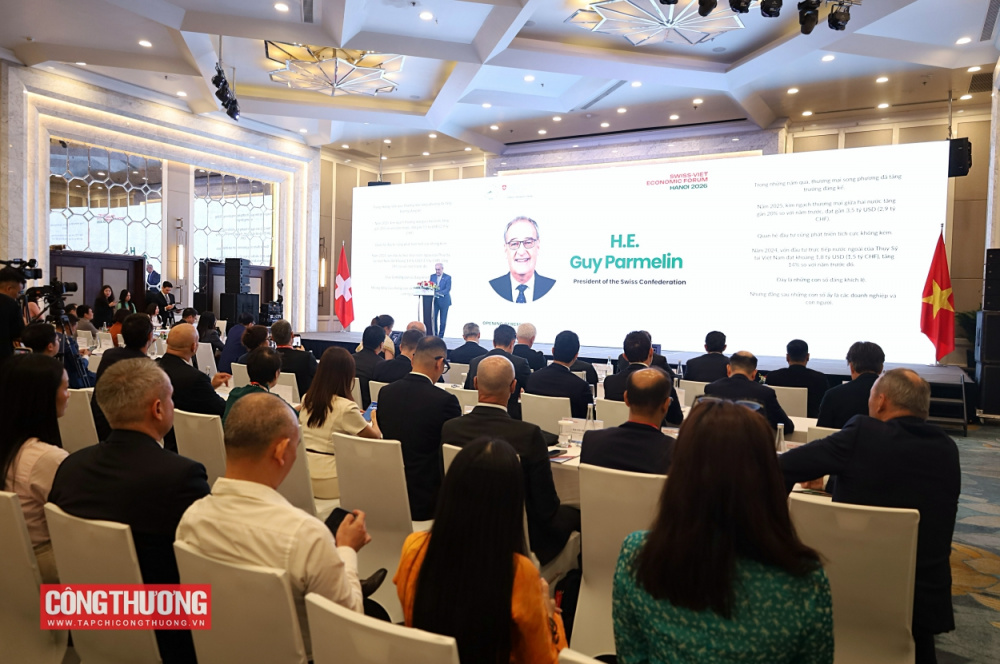 Diễn đàn Kinh tế Việt Nam - Thụy Sỹ 2026: Kiến tạo không gian hợp tác mới từ Hiệp định Thương mại Tự do Việt Nam - EFTA