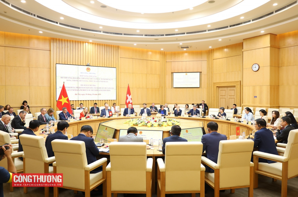 Đưa Hiệp định Thương mại tự do Việt Nam - EFTA sớm đi vào thực thi, tạo xung lực mới cho hợp tác kinh tế Việt Nam - Thụy Sỹ