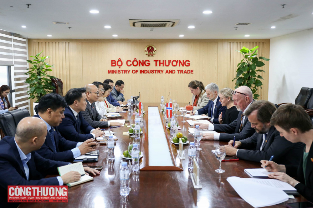Việt Nam - Na Uy: Mở rộng hợp tác trong các lĩnh vực khai thác, chế biến thuỷ sản, nông sản và kinh tế biển
