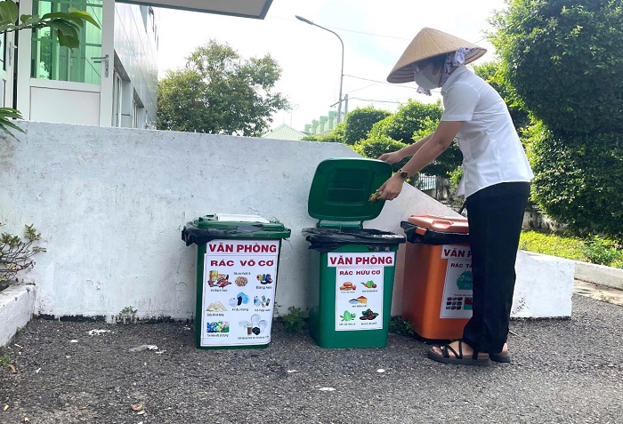 Phân loại rác thải tại nguồn, góp phần chung tay bảo vệ môi trường.